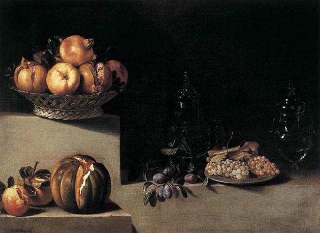 HAMEN, Juan van der Still-Life with Fruit and Glassware